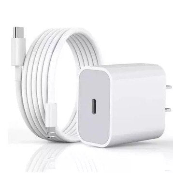 🔌 Cargador Rápido USB-C a Lightning 20W – Compatible con iPhone