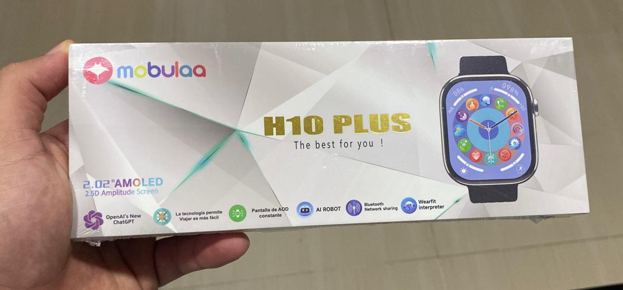 🕒 Smartwatch Mobulaa H10 PLUS – Tecnología de última generación en tu muñeca